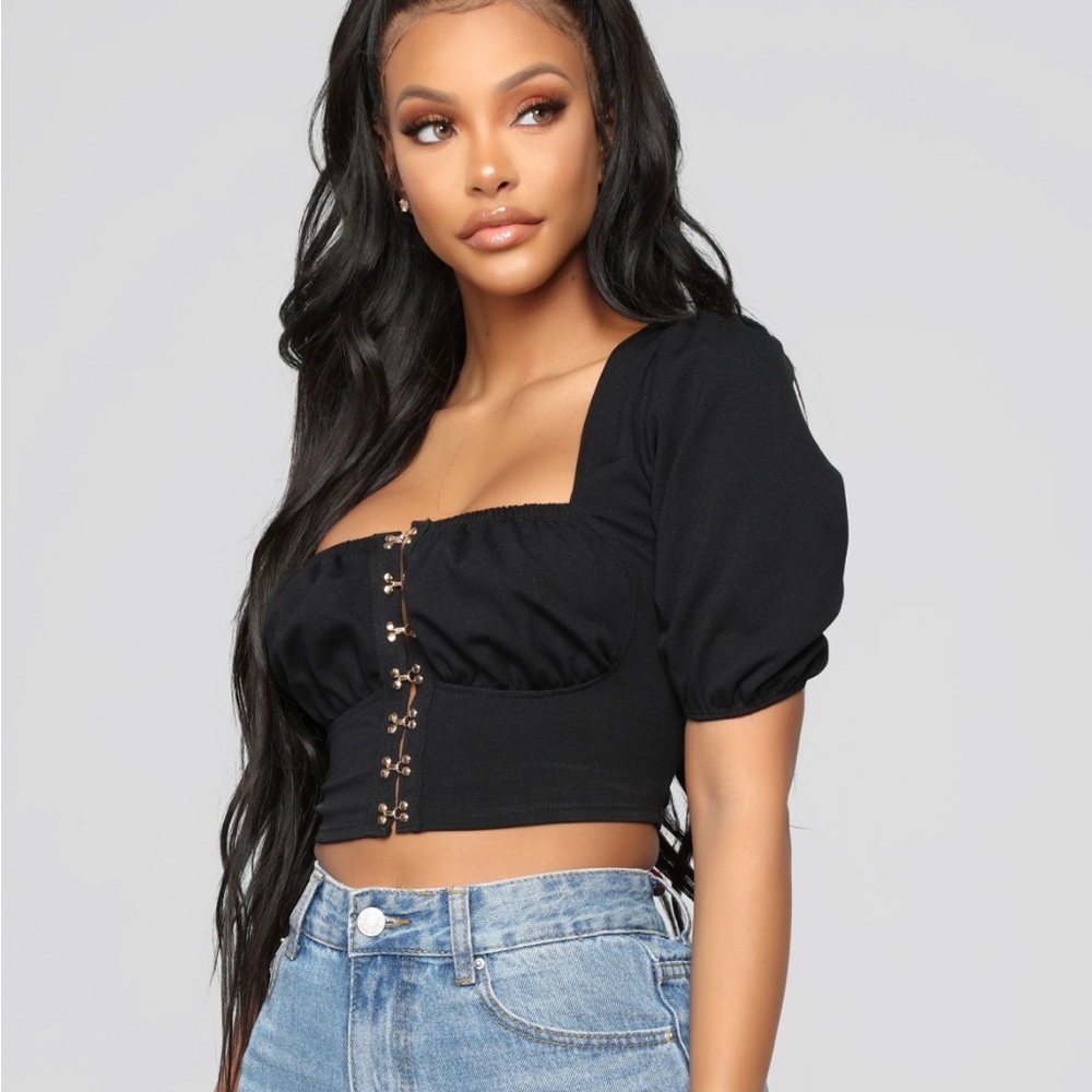 Fashion Nova Corset Crop Top